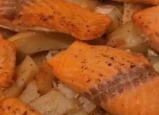 Σολωμός στο φούρνο από την Ευρυδίκη Βαλαβάνη – Με αυτά τα “μάγια” δένει τον Βασάλο