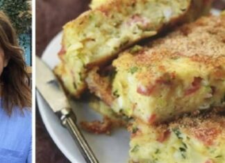 Ζαμπονοτυρόπιτα χωρίς φύλλο: Λαχταριστή και έτοιμη σε 10 λεπτά – Το μυστικό της Αργυρώς Μπαρμπαρίγου