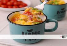 Λαχταριστή ομελέτα σε ποτήρι