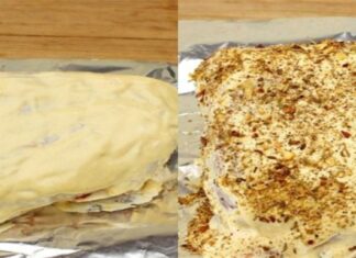 Άλειψε το κρέας με μουστάρδα και μαγιονέζα και το έβαλε πάνω σε αλουμινόχαρτο – Μόλις ψήθηκε, δεν πίστευε στα μάτια του