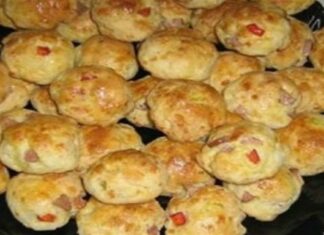 Μπισκοτομπαλάκια με αλλαντικά και τυριά σκέτος αφρός!