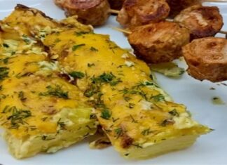 Όαση γεύσεων: Σπιτικά μπριζολοκάλαμα με πατάτες σουφλέ στο φούρνο