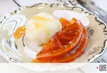 Ένα λαχταριστό γλυκό του κουταλιού πορτοκάλι