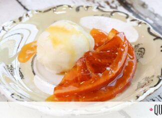 Ένα λαχταριστό γλυκό του κουταλιού πορτοκάλι