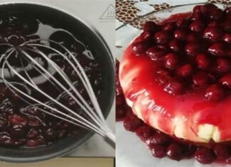 Μηδενικές θερμίδες: Πανεύκολο γλυκό ψυγείου με βύσσινο – Έτοιμο σε 8 λεπτά!