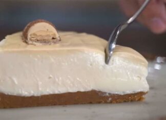 Το τέλειο γλυκό ψυγείου: Τραγανή βάση μπισκότου και αφράτη κρέμα τυριού