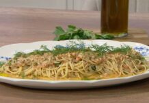 Νόστιμη συνταγή για σπαγγέτι με πεκορίνο και ελαιόλαδο