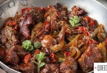 Άκης Πετρετζίκης: Χοιρινή τηγανιά με βαλσάμικο