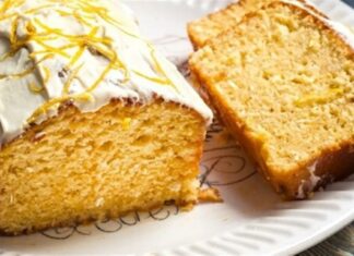 Φτιάξτε μόνοι σας το πιο λαχταριστό νηστίσιμο κέικ λεμόνι με γλάσο – Έτοιμο μέσα σε λίγα λεπτά