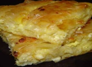 Φάε να σε… πιάσει: Εύκολη και τραγανή φουσκωτή τυρόπιτα με φέτα και γιαούρτι – Έτοιμη σε μόλις 30 λεπτά!