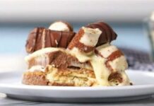 «Σπάει» τη λιγούρα – Πρωτότυπο και λαχταριστό γλυκό ψυγείου με Bueno