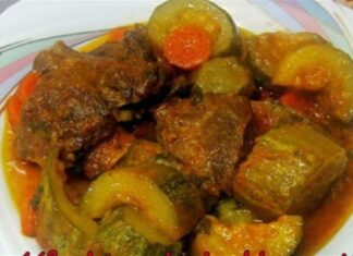 Θα γλύφετε τα δάχτυλά σας με την συνταγή της Βέφας Αλεξιάδου – Μοσχάρι κοκκινιστό με κολοκυθάκια