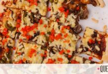 Σπιτική πίτσα με μοσχάρι και BBQ sauce