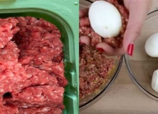 Άπλωσε τον κιμά σε πυρέξ και έβαλε πάνω 5 αυγά με τυρί – Λίγη ώρα αργότερα έγινε το έλα να δεις