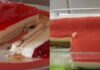 Και κάτι για τις λιγούρες: Λαχταριστό γλυκό ψυγείου με αφράτη κρέμα, μπισκοτένια βάση και επικάλυψη ζελέ
