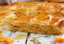 Δεν έχετε ξαναφάει πιο λαχταριστή πίτα: Δοκιμάστε νηστίσιμη γλυκιά κολοκυθόπιτα με τραγανό φύλλο ζουμερή και πολύ λαχταριστή